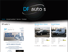 Tablet Screenshot of dfautos.nl